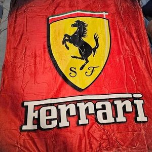 Scuderia Ferrari  50x60 in throw blanket $35